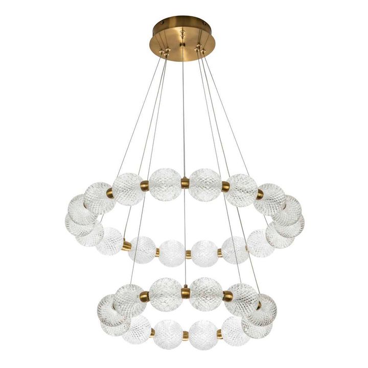 Подвесная светодиодная люстра Modelux Modestyle MS.8014.600.400 AB