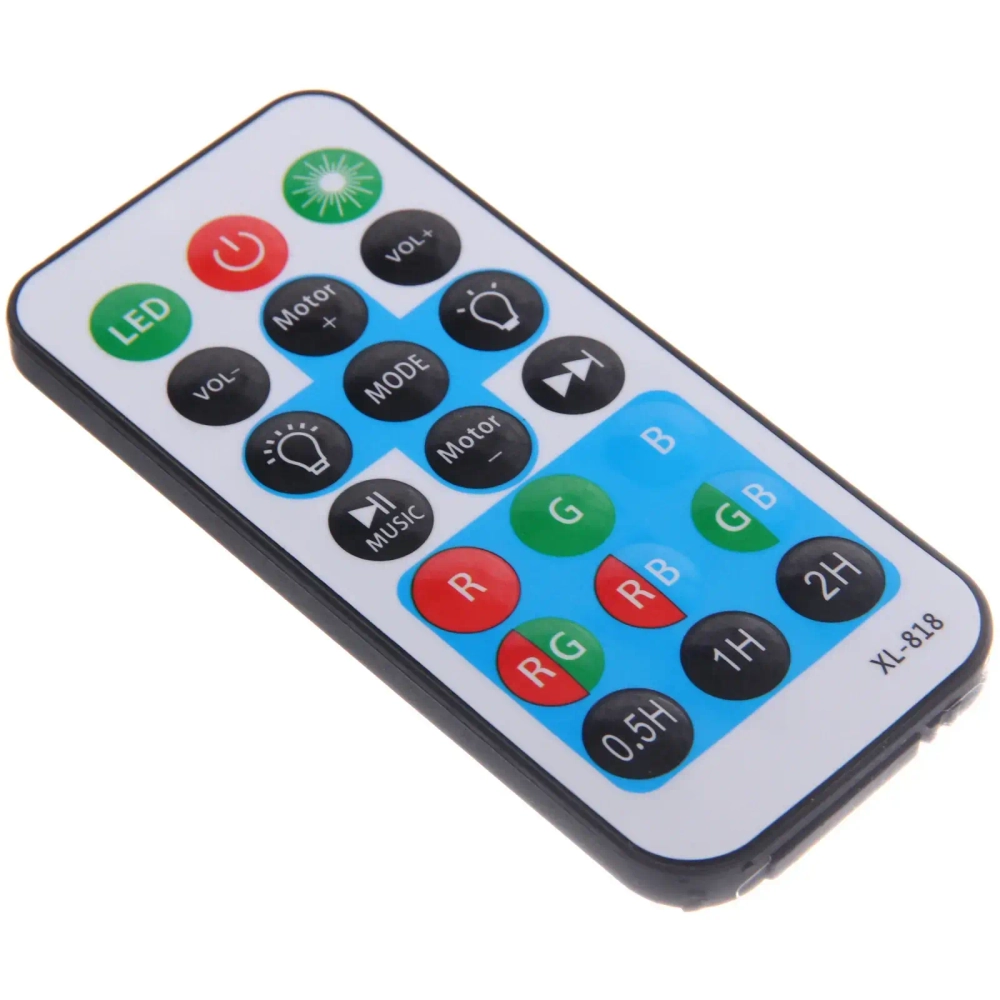 Световой прибор Лазер «Космонавтика» 20*11,5*10 см, Bluetooth, TF Card, пульт д/у, питание от USB (Type-C)