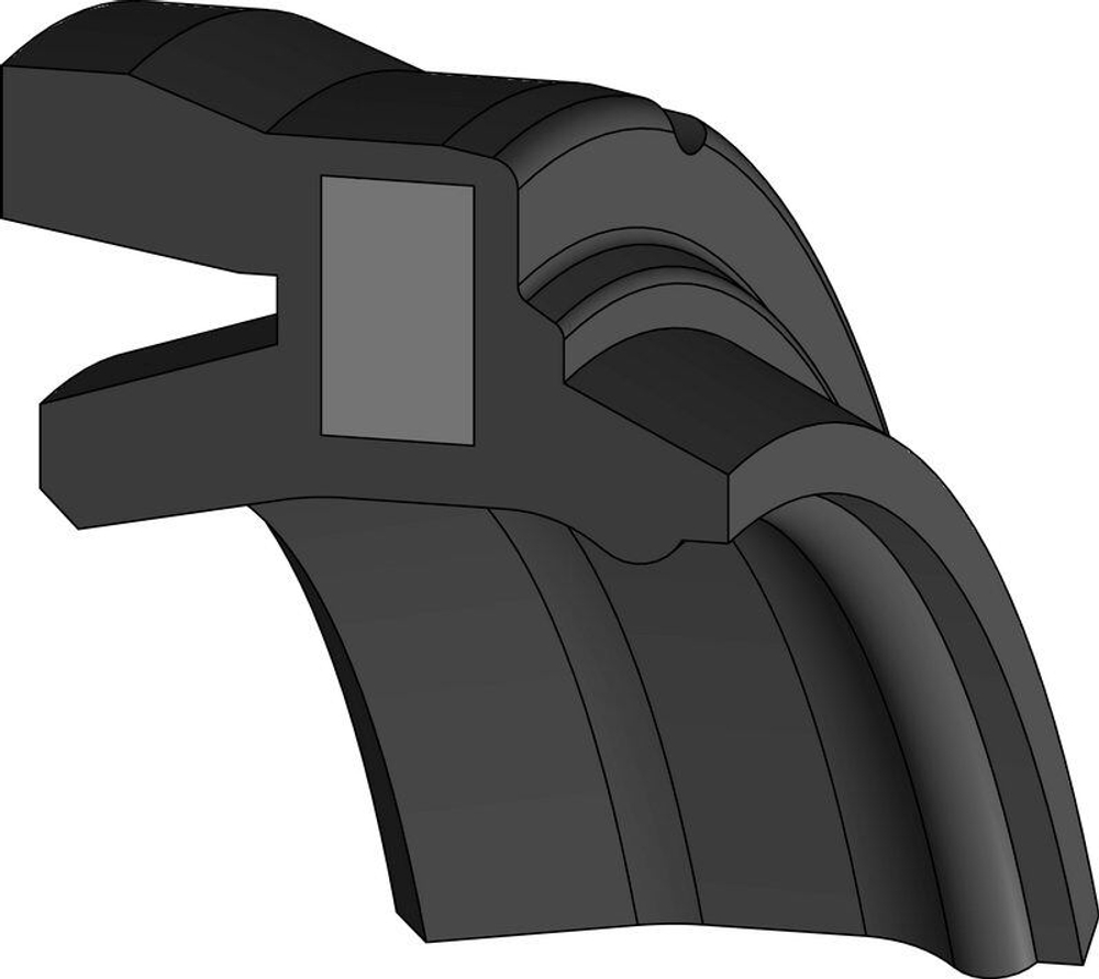 A851-020 Пневматическое комбинированное штоковое уплотнение 30-20-9,5