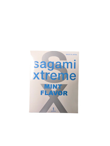 Презервативы Sagami Xtreme Mint с охлаждающим эффектом 1 шт.