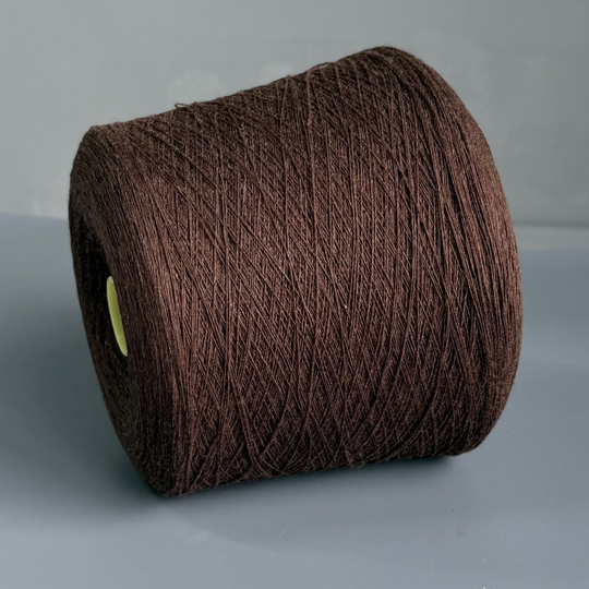 Пряжа Zegna Baruffa Supergeelong 1/15 (100% мериносовая шерсть кардная), 1500м/100гр, брауни