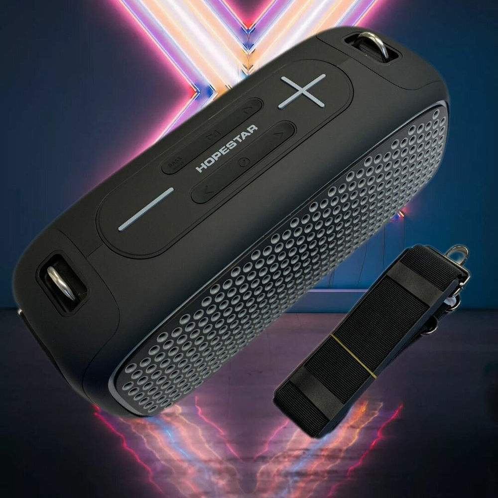 Портативная беспроводная Bluetooth колонка HOPESTAR A30 (черная)