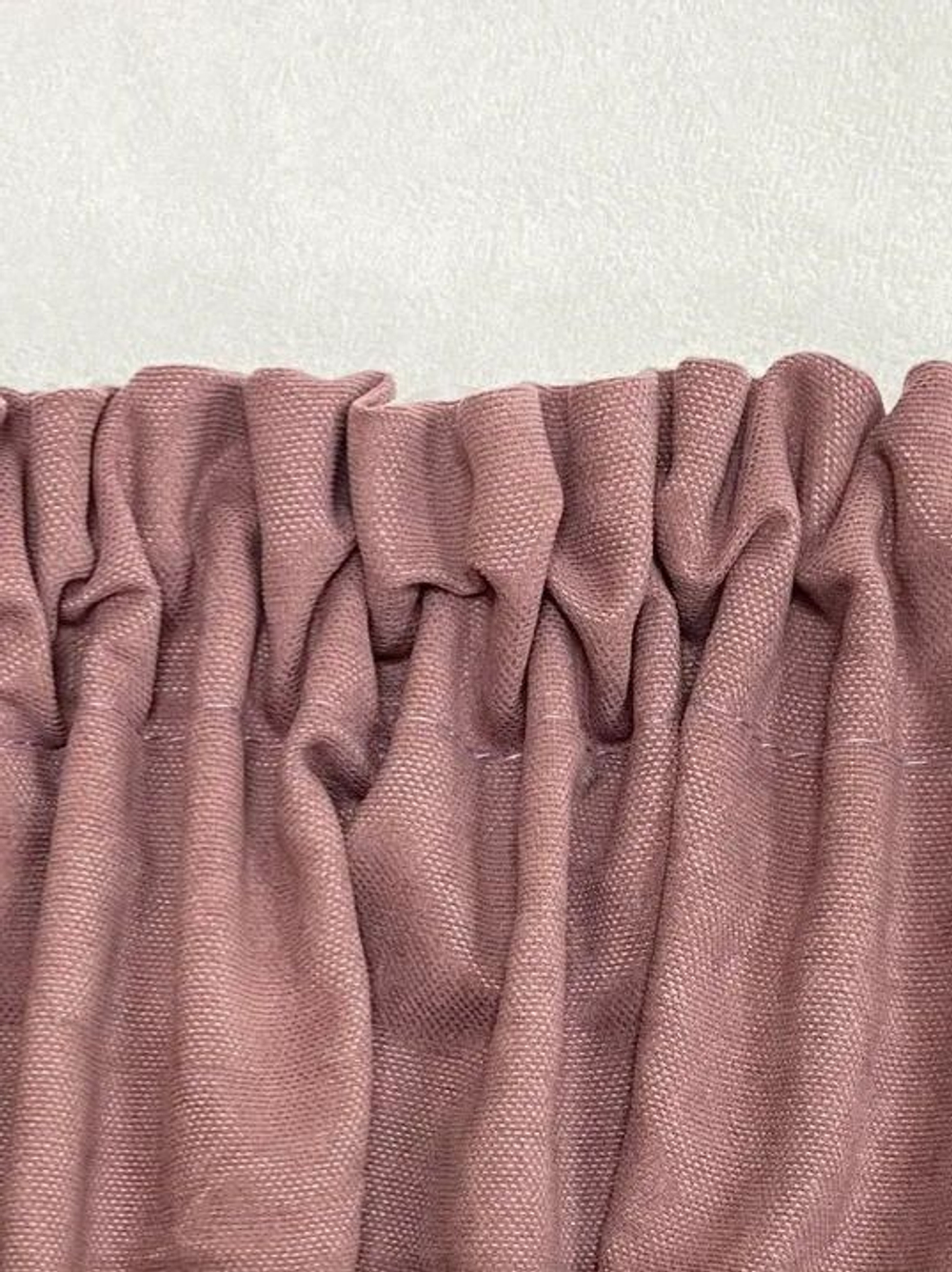 Комплект штор BlessLight Портьеры Канвас 260х100 1 шт. Брусничный