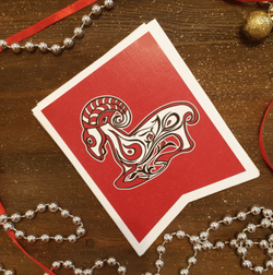 Флажки, красные