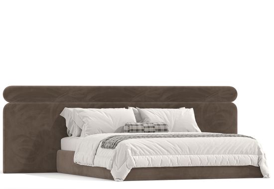 Кровать Эмбер с широким изголовьем
