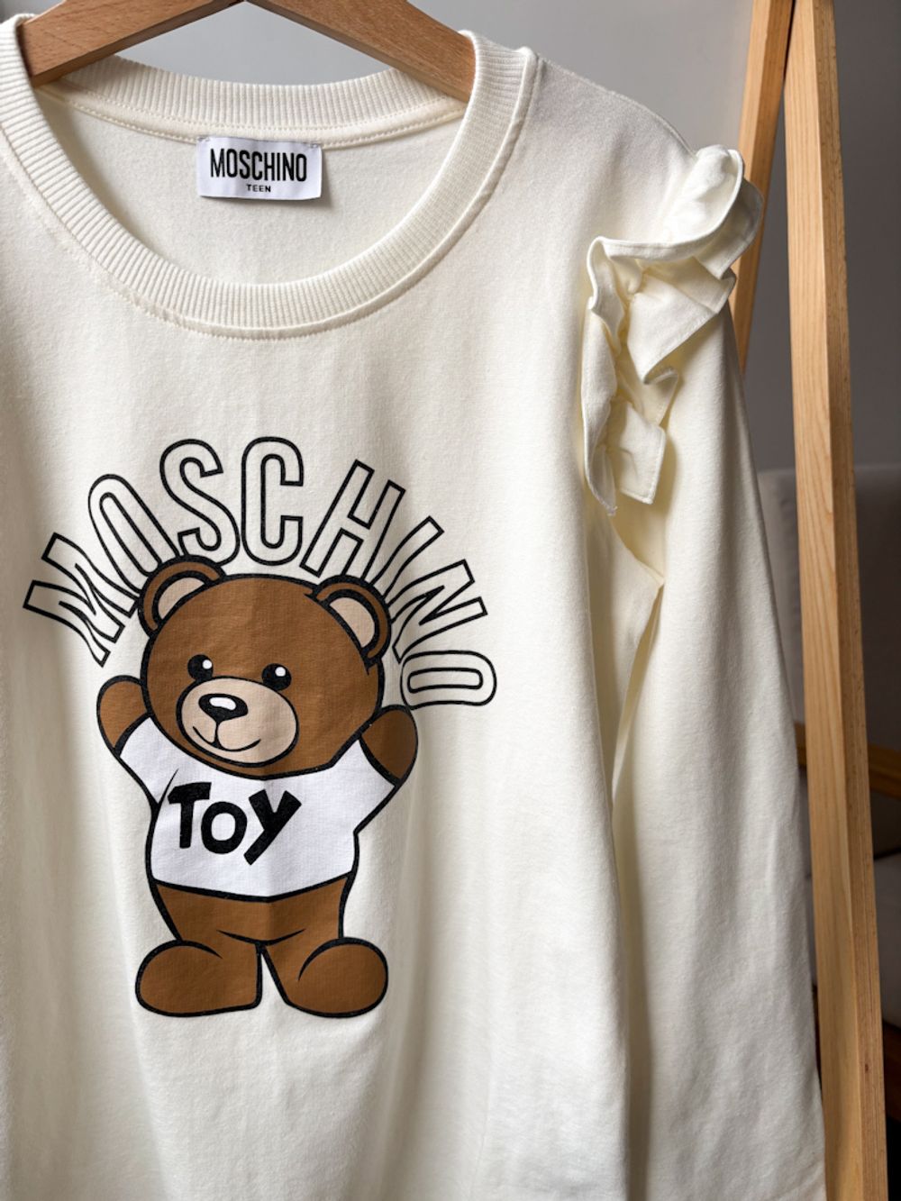 Хлопковый лонгслив Moschino, 140