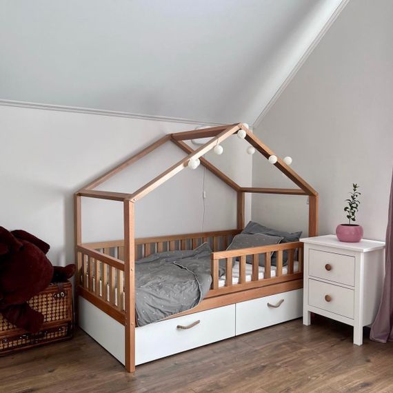 Детская кроватка Рози (Rozi) из массива бука