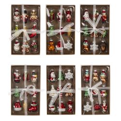 GAEM Набор из 9шт: Украшение новогоднее "Ассорти", 6в., L12,5 W22 H4 см, 6в.
