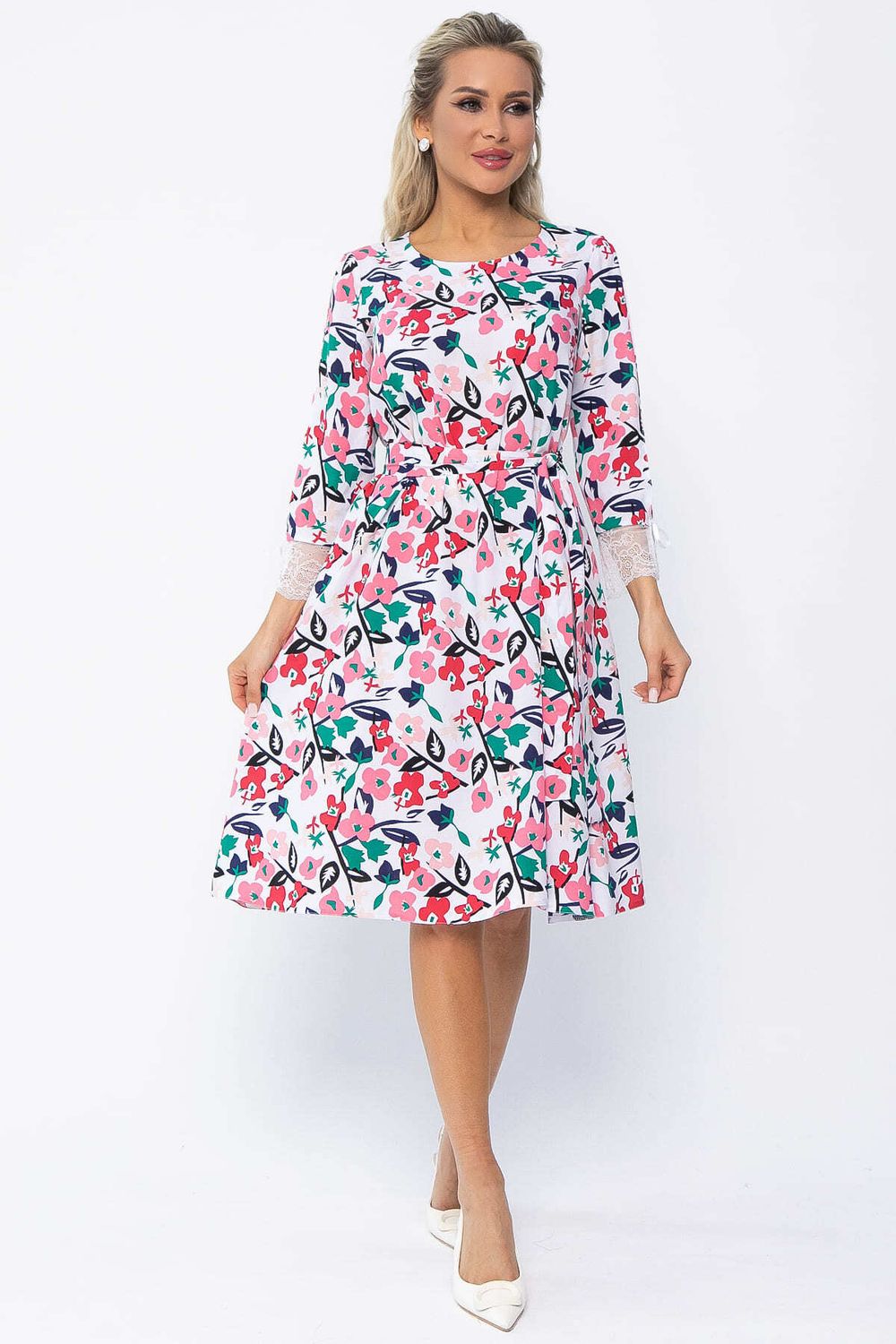 Платье Яна (белое) П13637-33М LT Collection