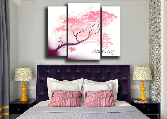 Модульная картина "Сакура"