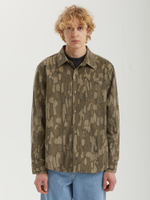 Мужская Рубашка Warped Camo Corduroy