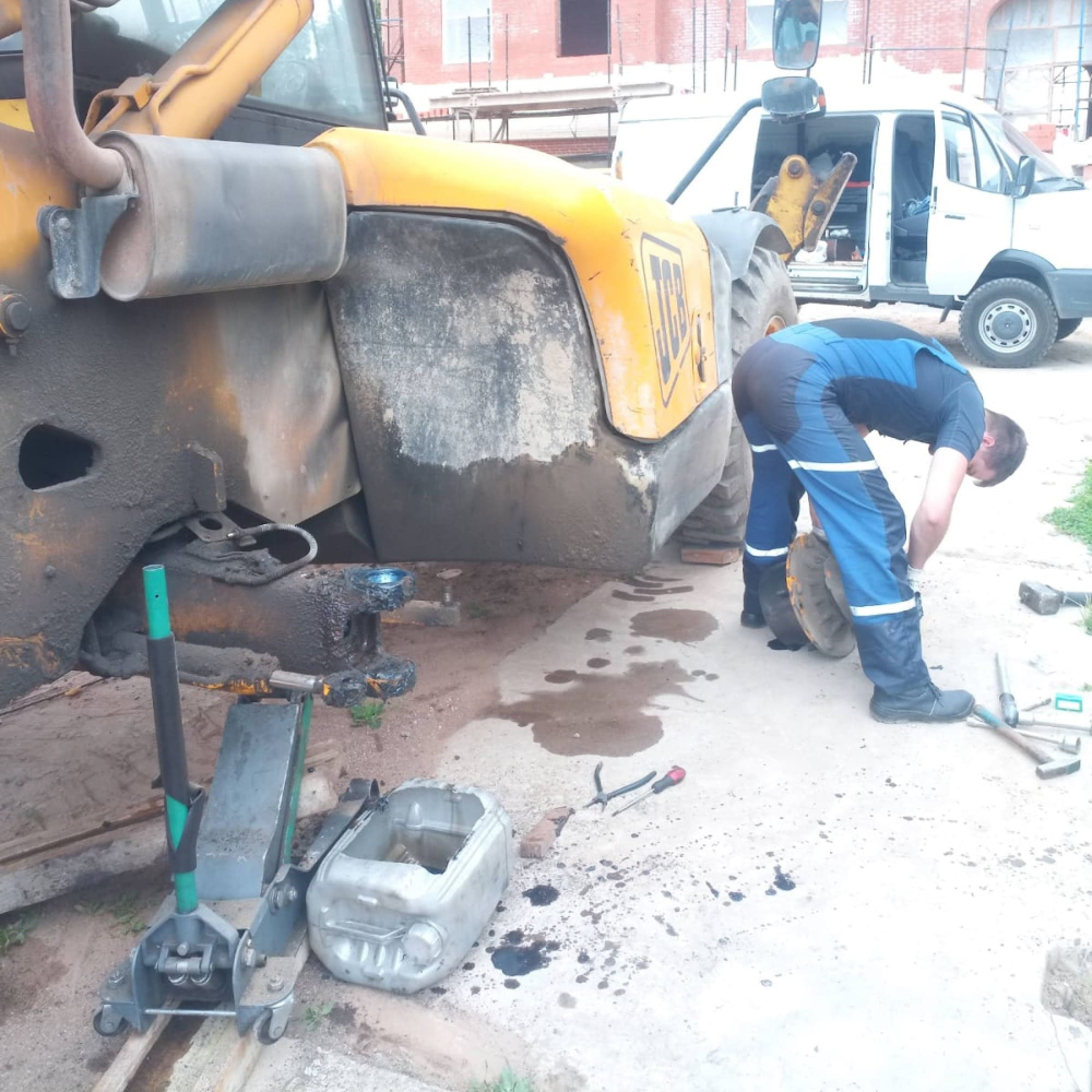 Ремонт бортовой экскаватора погрузчика | ремонт бортового редуктора