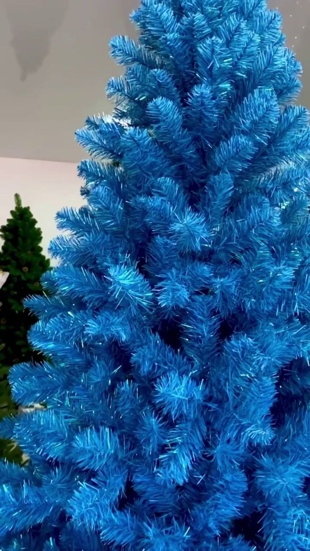 Искусственная голубая елка «Искристая голубая» (пвх) 150 см / 1.5 м