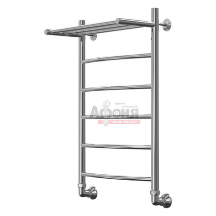 Полотенцесушитель Классик 2 с полкой  50*120  ф1" 8 перекладин (К-нижнее Дуга)   06585