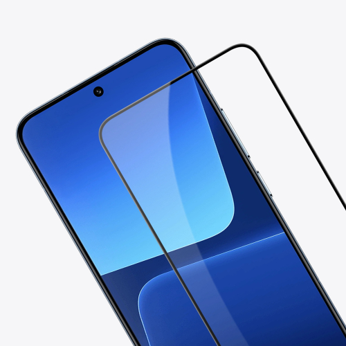 Защитное стекло на экран для Xiaomi 13 и 14, тонкие черные рамками и олеофобное покрытие, Veason