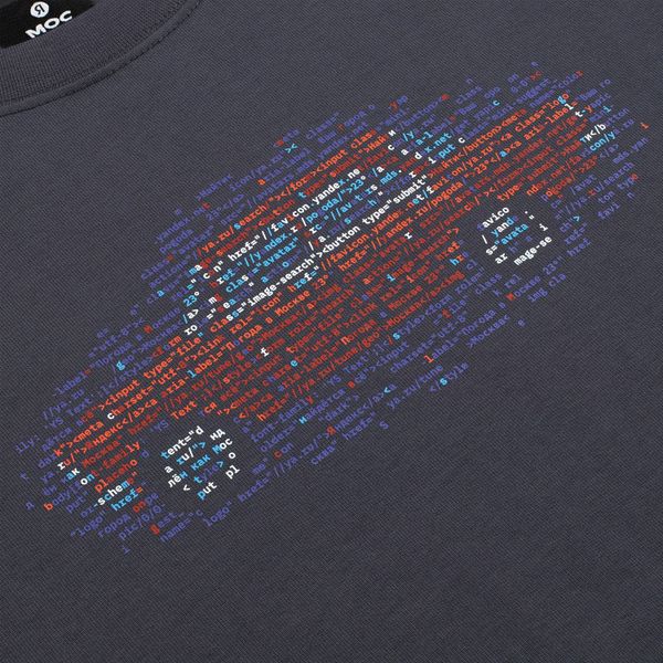 Футболка «Культурный код Москвы» Москвич серая - фото 6