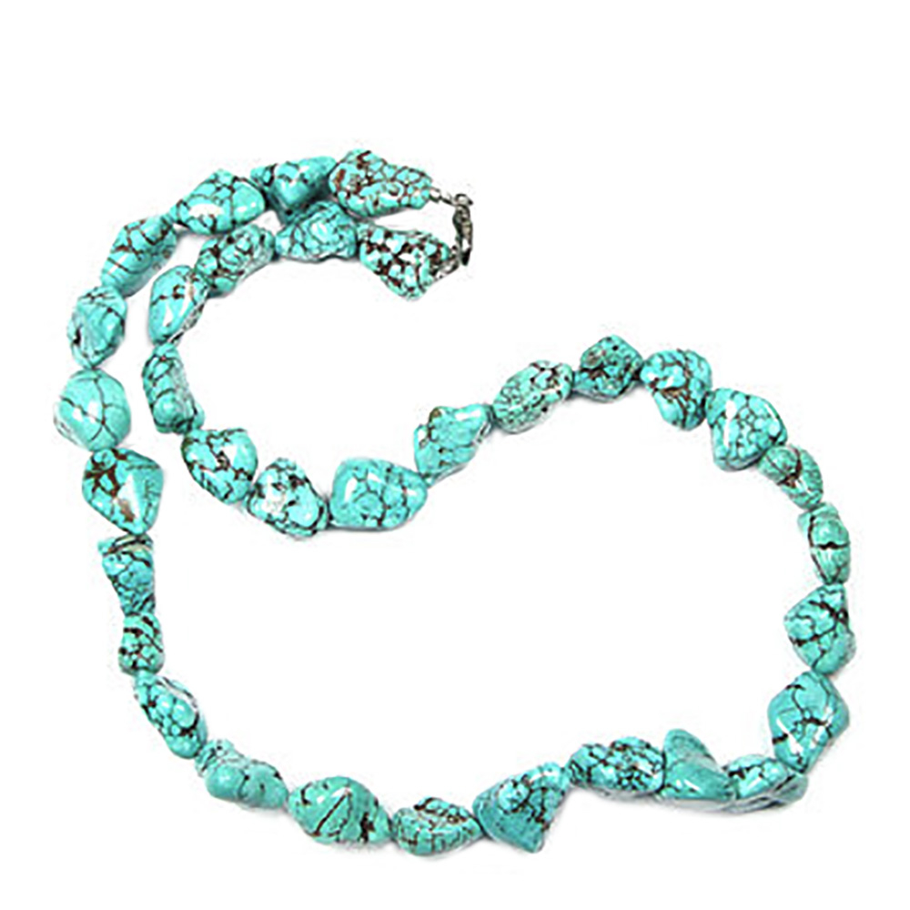 Бусы Галтовка бирюза асс.