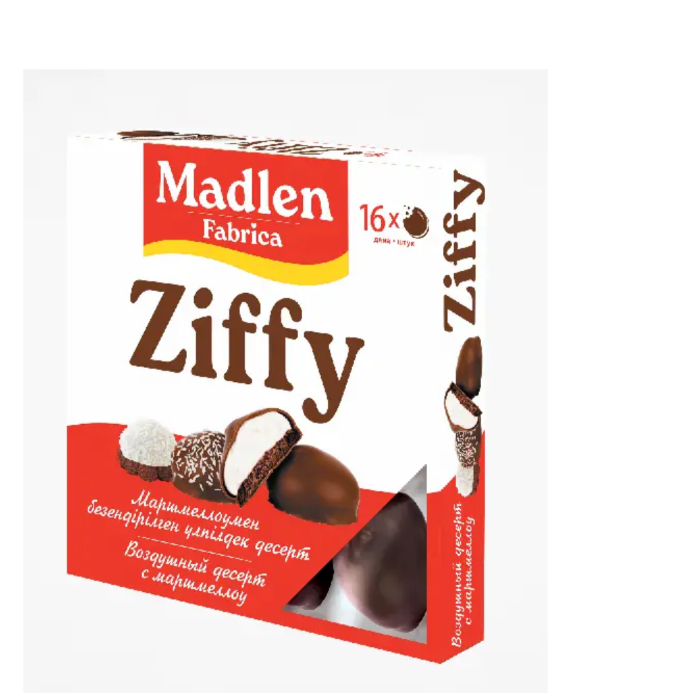 Печенье с маршмеллоу ZIFFY  белый  шоколад с кокосом 310 гр