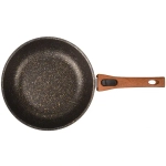 Сковорода 24*6см «Granit ultra» (black-gold) со съемной ручкой и стекл. крышкой сгбг243а