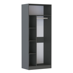 Шкаф для одежды и белья Руэлла, Графит серый