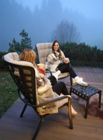 Табурет пластиковый Nardi Poggio, антрацит