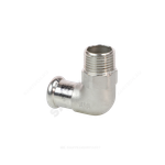 Угольник сталь нерж AISI 316L 90гр Дн 22х3/4" Ру16 пресс/НР Inoxpres RM 197304022