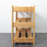 Стеллаж, 64х28х50, Альберт, напольный, напольный, деревянный, для игрушек и книг, на балкон и кухню, бейц, Ikea