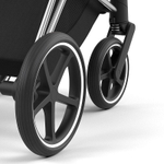 Коляска для новорожденных Cybex Priam IV Chrome Brown Spring Blossom Light