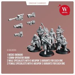 Комплект миниатюр Einherjar`s Kamrades Specialists Team