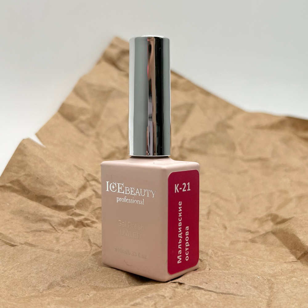 IceBeauty Гель-лак K-21 "Мальдивские острова", 10 мл