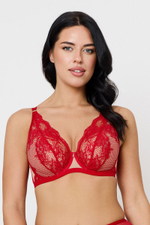 BELINDA RED Bralette soft Бюст