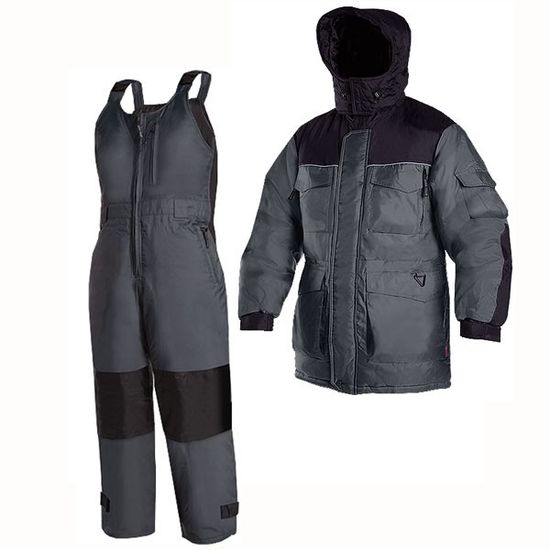 Костюм "Полюс" N утепл. кур+п/к (серый)