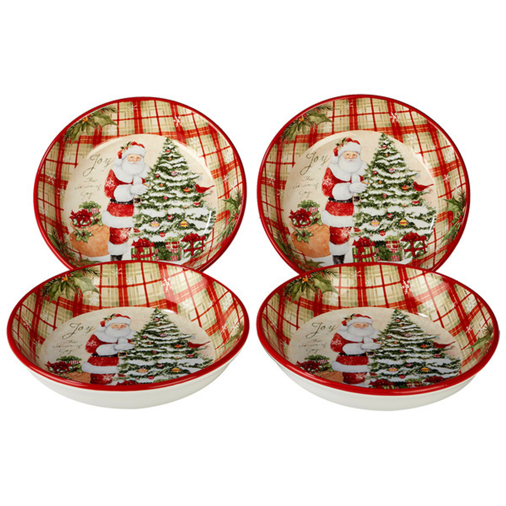 Тарелка суповая Certified Int. Праздничные пожелания 24см