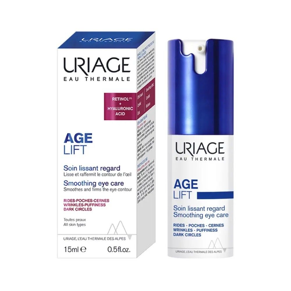 Uriage Age Lift Smoothing Eye Care Разглаживающий крем для кожи контура глаз, 15 мл