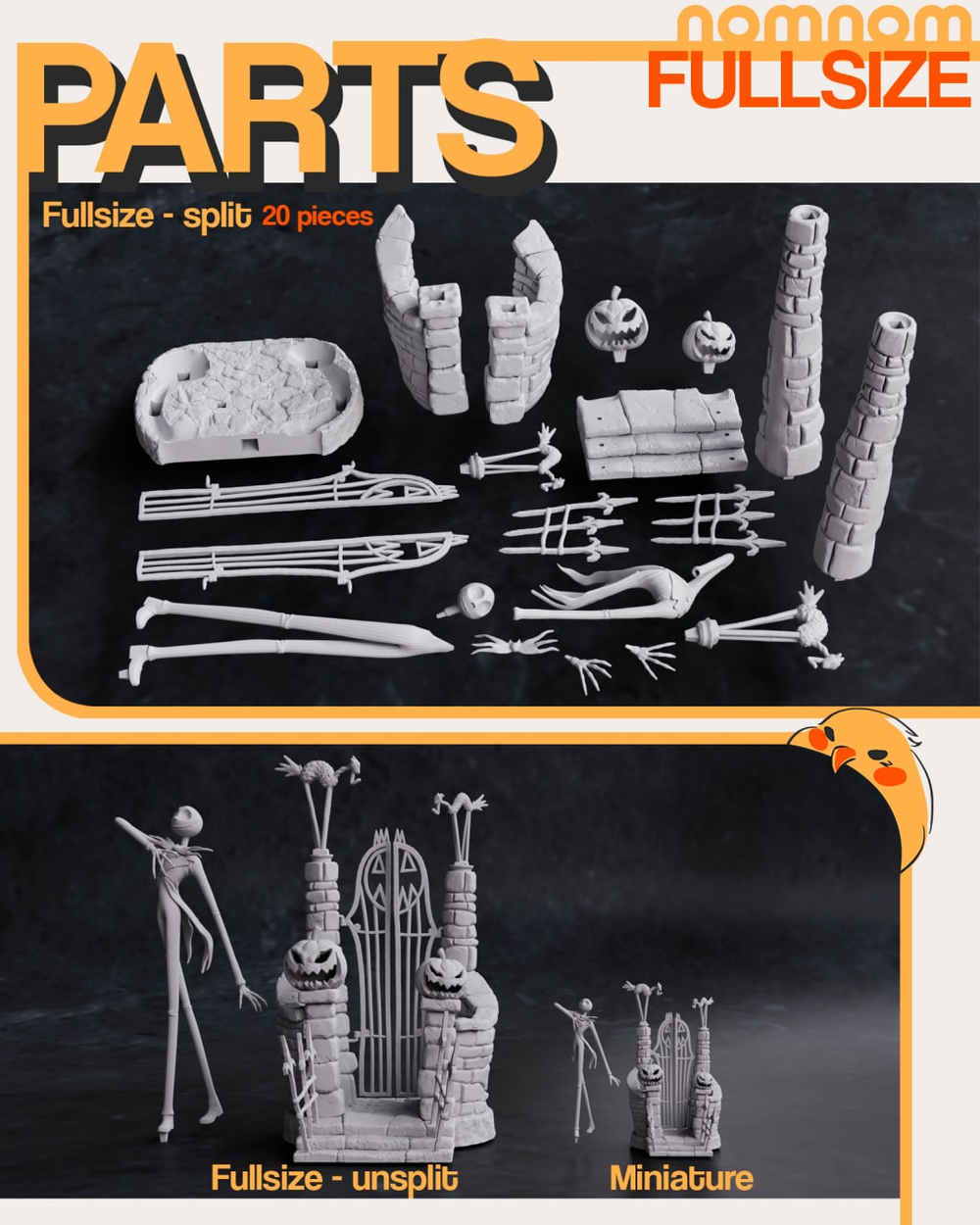 Фигурка Джек Скеллингтон Jack Skellington Тима Бертона Кошмар перед Рождеством