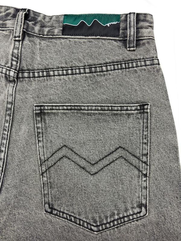 Джинсы Bigger M light grey/washed светло-серые - фото 6