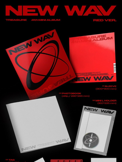 (ПРЕДЗАКАЗ) Альбом TREASURE - NEW WAV 4th Mini Album 2 Version SET