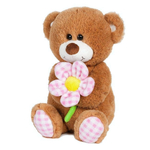 Мишка с ромашкой 20см. (Maxitoys)