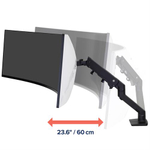 Настольный кронштейн Ergotron HX для тяжёлых мониторов до 49"(45-647-216 / 45-647-224), Белый