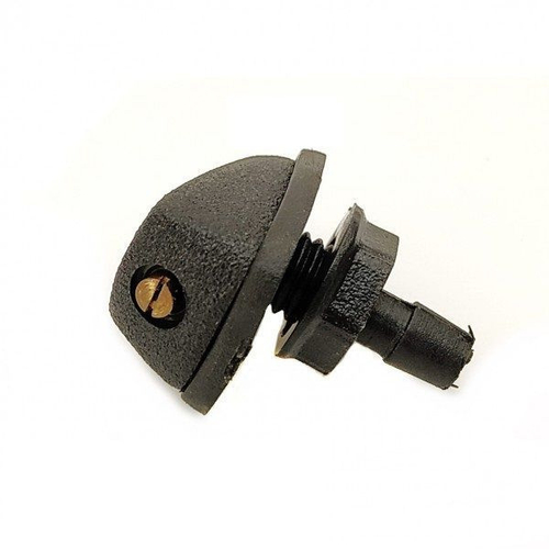 Форсунка омывателя стекла ВАЗ 2101-10 одинарная под иномарки черная (под гайку)