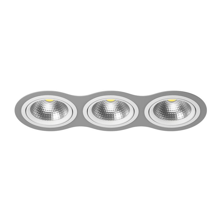 Комплект из светильника и рамки Lightstar Intero 111 (217939+217906+217906+217906) i939060606