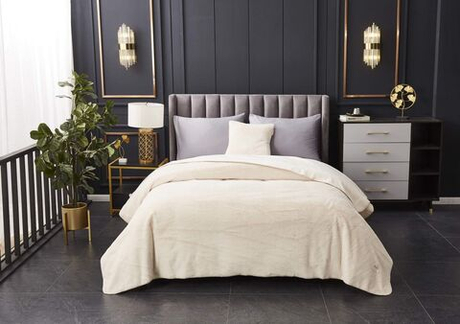 Плед 160х220 Sofi De MarkO Антуан молочный