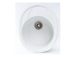 Мойка каменная S-20 глянец (Sim Gran), Белый крап