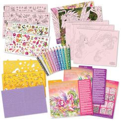 Раскраска для девочек Основная