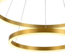 Kink Light 08219,36A(3000k) Подвес димм. Тор латунь d60+40