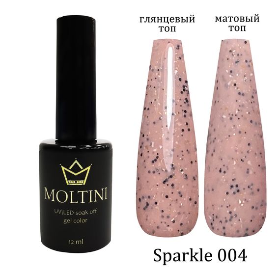 Гель-лак Moltini “Sparkle” 004, 12 ml