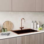 Смеситель для кухни 35k MIXLINE MLSS-0326BR трубчатый излив, подкл.к фильтру, БРОНЗА