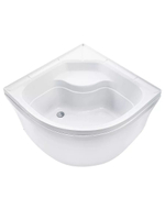 Душевая кабина RIVER  REIN 90/44 MT 90х90 см,  матовое стекло, поддон высокий, с крышей