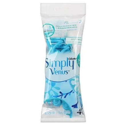 GILLETTE Simply Venus 2 станок для бритья однораз. д/ женщин (4 шт.), 84845255