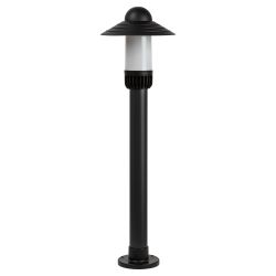 Садово-парковый светильник ЭРА НТУ 01-60-009 Поллар напольный черный IP54 Е27 max60Вт h860мм | Садово-парковые светильники